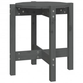 Coffee Table Grey Solid pine wood Compact Decorative In...