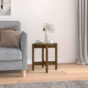 Coffee Table Honey brown Solid pine wood Small Durable