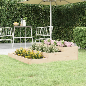 Planter Natural Wood Solid pine wood Large Decorative I...