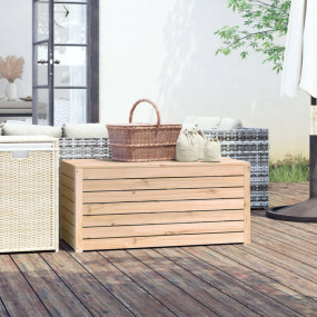 Garden Box Natural Pine Solid pine wood 39.8 x 19.9 x 1...
