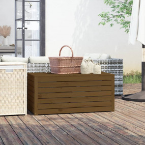 Garden Box Honey brown Solid pine wood Medium Garden Bo...