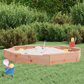 Sandbox Natural wood Solid douglas wood Large Durable S...