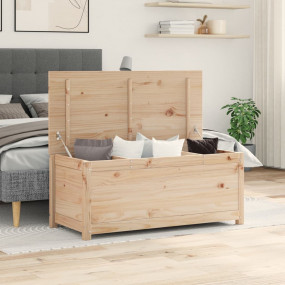 Storage Box Natural Pine Solid pinewood Medium Storage ...