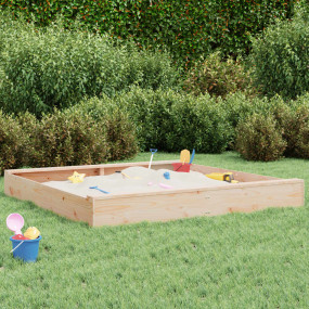 Sandbox Natural Pine Solid Pine Wood Medium Seats Many ...