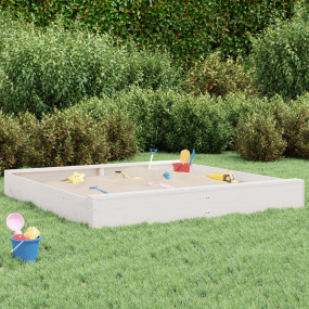 Sandbox White Pine wood 63.0 in x 63.0 in Tough Sandbox