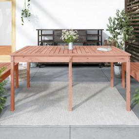 Garden Table Natural Solid douglas wood Large Durable