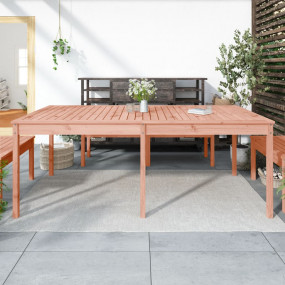 Garden Table Natural Douglas Fir Solid Douglas Fir Wood...