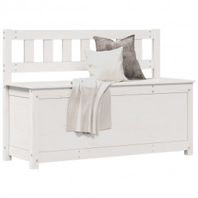Bench White Solid pine wood Standard Bench Rectangular ...