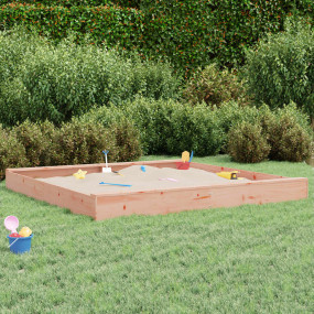 Sandbox Natural Wood Solid Douglas Fir wood, untreated
