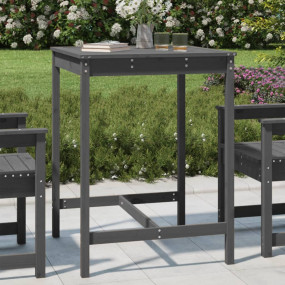 Garden Table Grey Solid pine wood Durable Garden Table ...