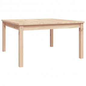 Garden Table Natural Wood Solid Pine Wood Large Durable