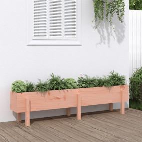 Garden Raised Bed Natural Wood Solid Douglas wood Large...