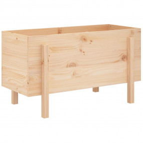 Garden Raised Bed Natural wood color Solid pine wood