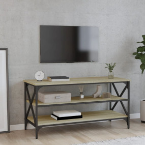 TV Cabinet Sonoma oak Engineered wood, iron