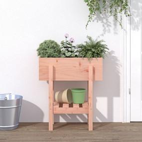 Garden Planter Natural Wood Solid Douglas Fir wood Medi...