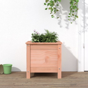 Garden Planter Natural wood Solid Douglas wood Medium
