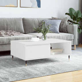 Coffee Table White Engineered wood Medium Coffee Table