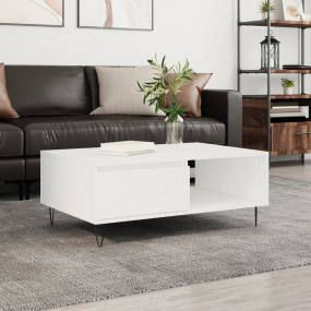 Coffee Table White Engineered wood, iron Medium Coffee ...