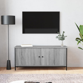 TV Cabinet Grey Sonoma Engineered wood and steel