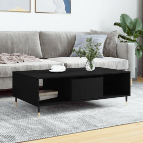 Coffee Table Black Engineered wood, iron Coffee Table R...
