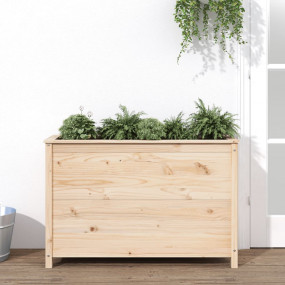 Garden Raised Bed Natural pine Solid pine wood 47.0x15....