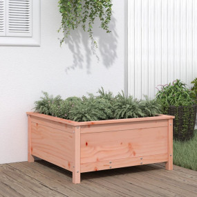 Garden Planter Natural Wood Solid Douglas Wood Large Du...