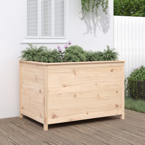 Garden Raised Bed Natural Pine Solid Pine Wood Medium
