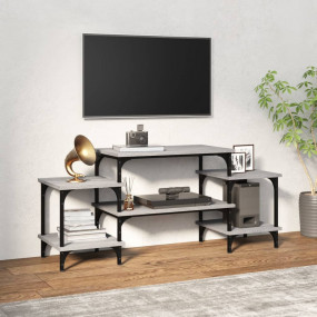 TV Cabinet Grey Sonoma Engineered wood, steel Medium