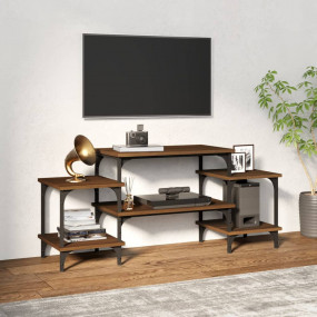 TV Cabinet Brown Oak Engineered Wood 46.1x13.8x20.5 in