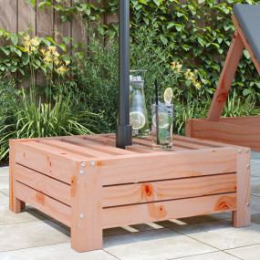 Parasol Base Cover Brown Douglas wood Medium Decorative...