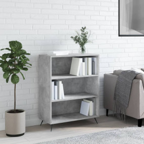 Bookcase Concrete grey Engineered wood Modern and Sleek