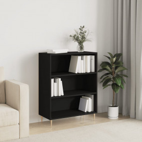 Bookcase Black Engineered wood, metal Standard Bookcase