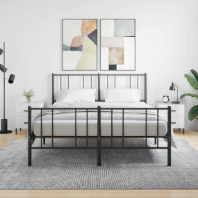 Bedside Cabinet Set of 2 High Gloss White Engineered Wo...