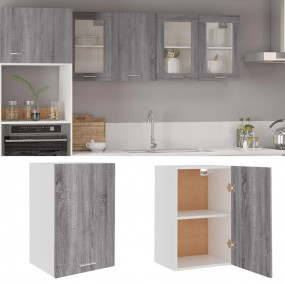 Hanging Cabinet Grey sonoma Engineered wood