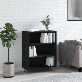 Bookcase Black Engineered wood and metal Medium Bookcas...