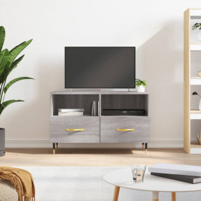 TV Cabinet Grey Sonoma Engineered wood, Iron Medium TV ...