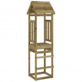 Play Tower Treated Pinewood Medium Play Tower Rectangul...