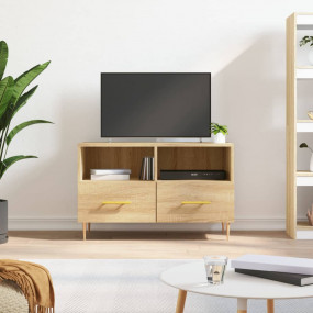 TV Cabinet Sonoma Oak Engineered Wood 31.5 x 14.2 x 19....