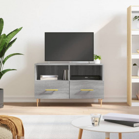 Tv Cabinet Grey Sonoma Engineered wood, iron Medium Tv ...