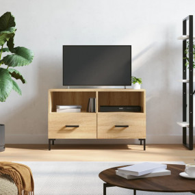 TV Cabinet Sonoma oak Engineered wood, iron TV Cabinet
