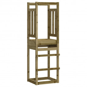Play Tower Natural Pine Treated Pine Wood Standard Dura...