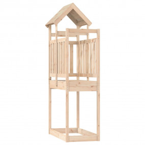 Play Tower Natural wood color Solid pine wood Large Dur...