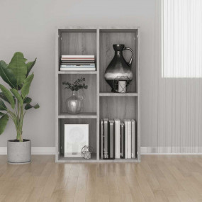 Book Cabinet Grey Sonoma Engineered wood Medium Book Ca...