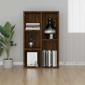 Book Cabinet Brown Oak Engineered wood Medium Book Cabi...