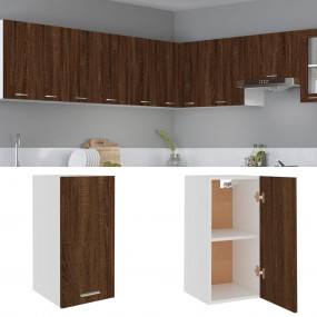 Hanging Cabinet Brown Oak Engineered wood 11.6 x 12.2 x...