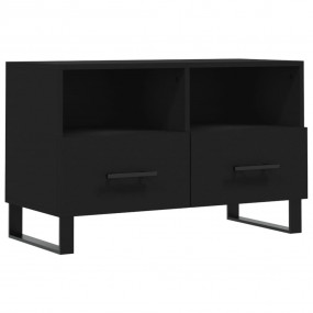 TV Cabinet Black Engineered wood, iron Standard TV Cabi...