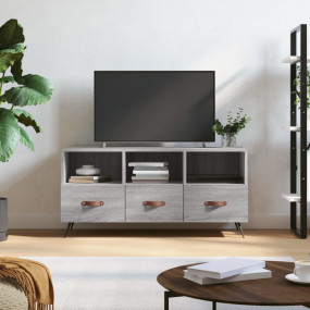 TV Cabinet Grey Sonoma Engineered wood, Iron Medium TV ...