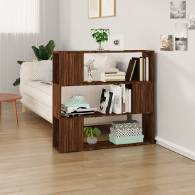 Book Cabinet Brown Oak Engineered wood Book Cabinet Rec...
