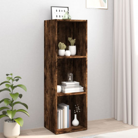 Book Cabinet Smoked oak Engineered wood Tall Book Cabin...