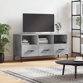 TV Cabinet Concrete grey Engineered wood Medium TV Cabi...